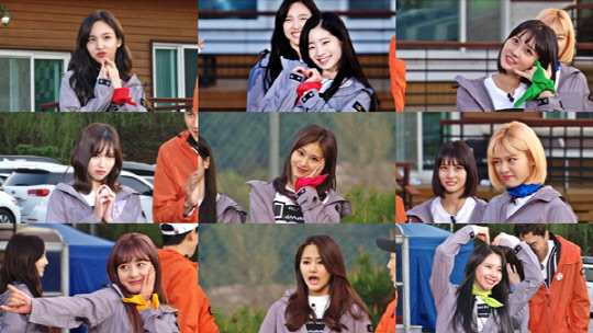 트와이스 9명의 애교 9종 세트 사진. <SBS 제공>